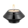 Cremation Urns for Ashes Stainless Steel Candle Holder Keepsake Urns for Ashes for Loved one Free Engraved (Black) view 1