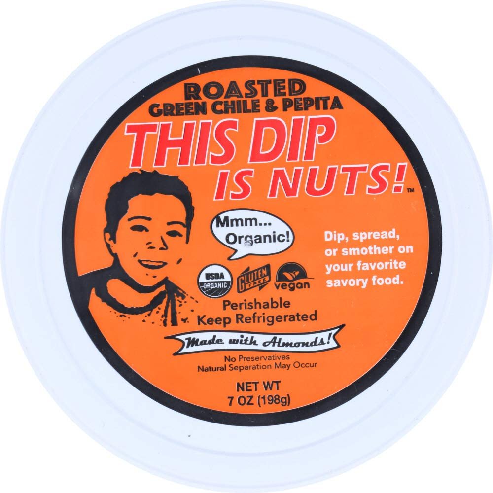 (NOT A CASE) Organic Roasted Green Chile & Pepita Dip