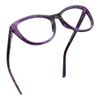LifeArt Reading Glasses with Flexible Spring Hinge,Blue Light Blocking Glasses for Women+0.50 Magnification view 1