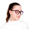 LifeArt Reading Glasses with Flexible Spring Hinge,Blue Light Blocking Glasses for Women+0.50 Magnification view 4