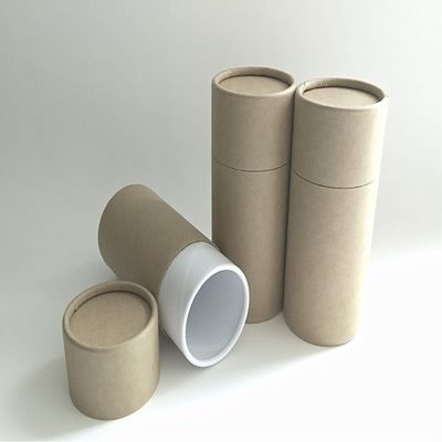 Set of Three Biodegradable Natural Compostable Cremation Scattering Tubes w/Telescopic Lids & Instructions (Style-Blank)