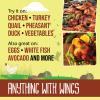 Organic Chicken Seasoning - Anything With Wings by Flavor Seed, Carnivore & Keto Poultry Rub & Wing Dust for Chicken, Quail, Duck, Pheasant and Turkey, No Sugar, Kosher, 2.6 oz Shaker Jar view 2