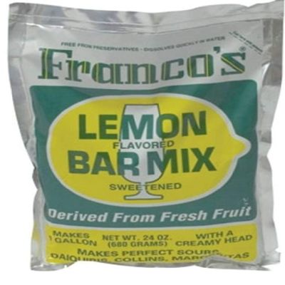 Franco's Lemon Bar Mix, 24 Ounce Bag (Powdered Mix Makes One Gallon)