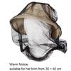 HESTYA 4 Pack Mosquito Bug Net Mesh for Head Mosquito Net Face Fly Netting Hood from Insect Bugs Gnats for Outdoor(Black) view 4