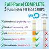 5-in-1 Full Panel UTI Test Strips for Women, Men & Kids (60 Strips) with 2-Factor UTI Severity (Protein & Microalbumin), Urine Test Strips for Bladder, at Home Urinary Tract Infection Kit view 2