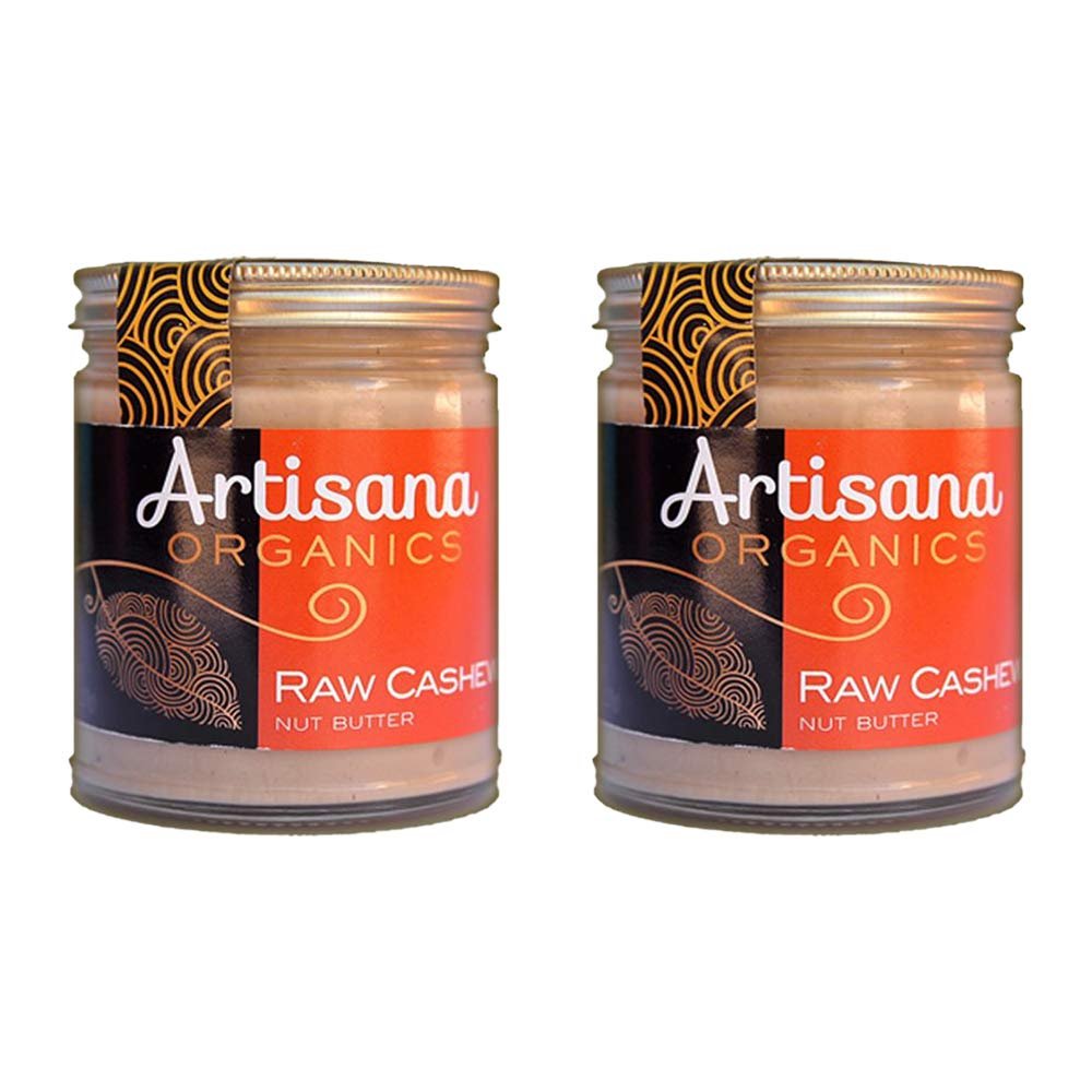 Artisana Organics - Cashew Butter, Certified Organic, RAW and non-GMO, No Added Sugar or Oil, Rich and Creamy (8 oz) | 2-Pack