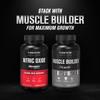 Jacked Factory Essentials Nitric Oxide Booster - Patented Bonded L-Arginine Silicate 1500mg Pre Workout Supplement for Muscle Growth, Pumps, Vascularity and Energy - 90 Veggie Pills view 4