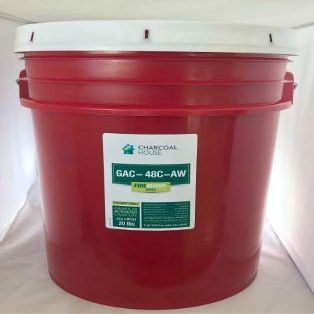 4x8 AW Coconut Shell Granular Acitvated Charcoal - 20lbs - Ideal for Home Air Filters, such as Aller Air Units
