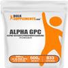 BulkSupplements.com Alpha GPC Powder - Choline Supplements, Alpha GPC 300mg - Unflavored & Gluten Free, 600mg per Serving, 500g (1.1 lbs) (Pack of 1) view 1
