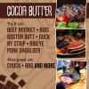 Organic Butt Rub Seasoning & Chocolate Coffee Brisket Rub, Cocoa Butt'Er by Flavor Seed, Gourmet Spice Mix for Cooking, Grilling & BBQ, Preservative Free, Non GMO, 3.2 oz Shaker Jar view 2