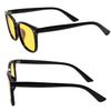 Fuaisi retro computer glasses anti-blue light anti-eye fatigue gaming glasses yellow lens (Black) view 4