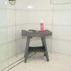 CoastalVogue 18 Inch Lunar Gray Serenityy Waterproof Teak Wood Shower Bench Stool Seat Chair for Inside Shower Provides Safety, Storage, and Organization for Bathroom Accessories view 2
