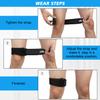 supregear IT Band Strap - Iliotibial Band Compression Wrap, Adjustable Knee Thigh Hip & ITB Support Brace Patellar Tendonitis Stabilizer for Running and Exercise - Men, Women view 2