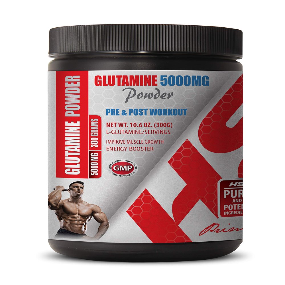 Best Muscle Pump pre Workout Supplement - PRE & Post Workout - GLUTAMINE Powder 5000MG - l-glutamine Powder - 1 Can 300 Grams