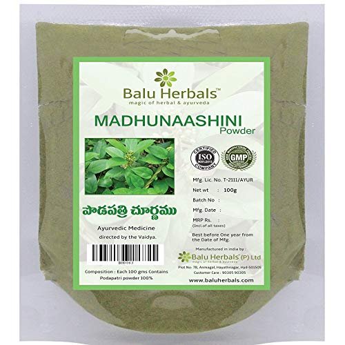2 X Balu Herbals Podapatri - Neotea Sirukurinjan, Cowplant, Gurmar, Podapatri, Madhunashini, Cakkarakkolli, Meshashrunga, Gymnema Sylvestre, Gudumar Powder 100g