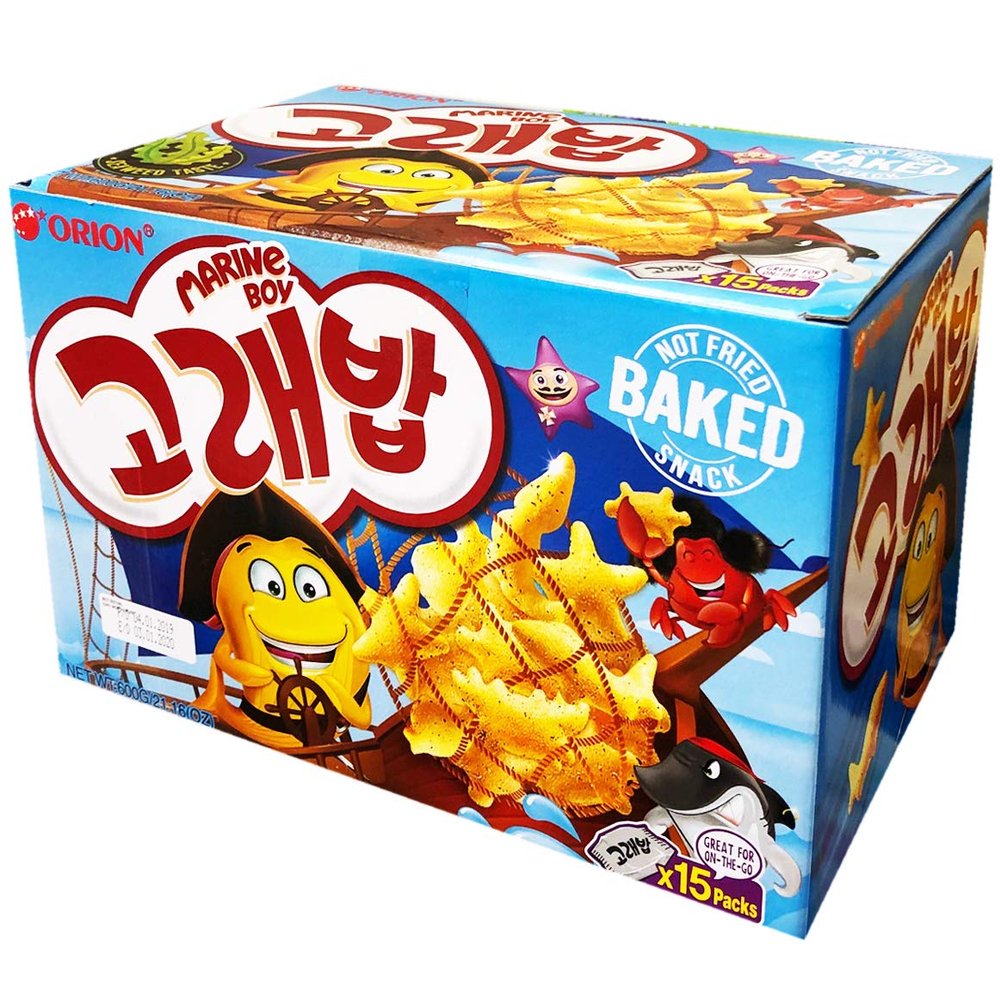 Orion Baked Marine Boy Sea Creatures Shaped Sharing Box , 1 Pack (Seaweed Gift Box)
