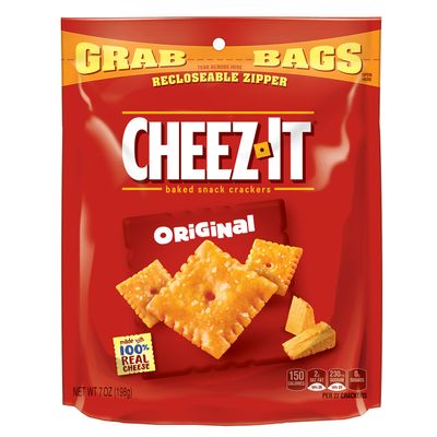 CheezIt Crackers, Baked Snack Cheese Original (Pack of 6)
