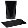 100 Pack 1 oz Black Child Resistant 6"x10"x2.5" Stand Up Pouch Smell Proof Bags view 4