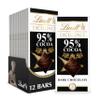 Lindt EXCELLENCE 95% Cocoa Dark Chocolate Bar, Dark Chocolate Candy, 2.8 oz. (12 Pack) view 1