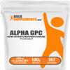 BulkSupplements.com Alpha GPC Powder - Choline Supplements, Alpha GPC 300mg - Unflavored & Gluten Free, 600mg per Serving, 100g (3.5 oz) (Pack of 1) view 1