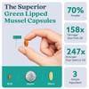 GLX3 Extra Strength Green Lipped Mussel Oil Capsules - Long-Lasting Joint Comfort Supplement - Support for Aches, Soreness - Naturally Rich in Omega 3 & Chondroitin Sulfate 180 Tablets view 4