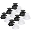 Silicone Cupping Therapy Sets Cups Massage,12pcs Professional Vacuum Cupping Anti Cellulite Suction Cup for Facial Body Massage,Deep Tissue,Myofascial Release,Pain Relief,Muscle Relaxation-Black+White view 1