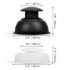 Silicone Cupping Therapy Sets Cups Massage,12pcs Professional Vacuum Cupping Anti Cellulite Suction Cup for Facial Body Massage,Deep Tissue,Myofascial Release,Pain Relief,Muscle Relaxation-Black+White view 2