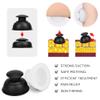 Silicone Cupping Therapy Sets Cups Massage,12pcs Professional Vacuum Cupping Anti Cellulite Suction Cup for Facial Body Massage,Deep Tissue,Myofascial Release,Pain Relief,Muscle Relaxation-Black+White view 3