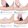 Silicone Cupping Therapy Sets Cups Massage,12pcs Professional Vacuum Cupping Anti Cellulite Suction Cup for Facial Body Massage,Deep Tissue,Myofascial Release,Pain Relief,Muscle Relaxation-Black+White view 4