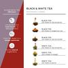 Creano Blooming Tea Gift Set with Glass Pot 17oz/500ml with 6 Flowering-Tea each 3pcs White & Black Tea view 4