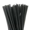 250 x Black Paper Drinking Straws Biodegradable Eco 8" (20cm) Approx view 1