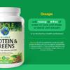 Whole Earth & Sea from Natural Factors, Organic Fermented Protein & Greens, Vegan Whole Food Supplement, Vanilla Chai, 1 lb 7 Oz view 3