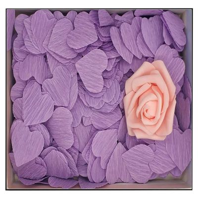 Aimeely 100G Heart Shape Paper Gift Box Stuffering Various Color Present Decorative 1#
