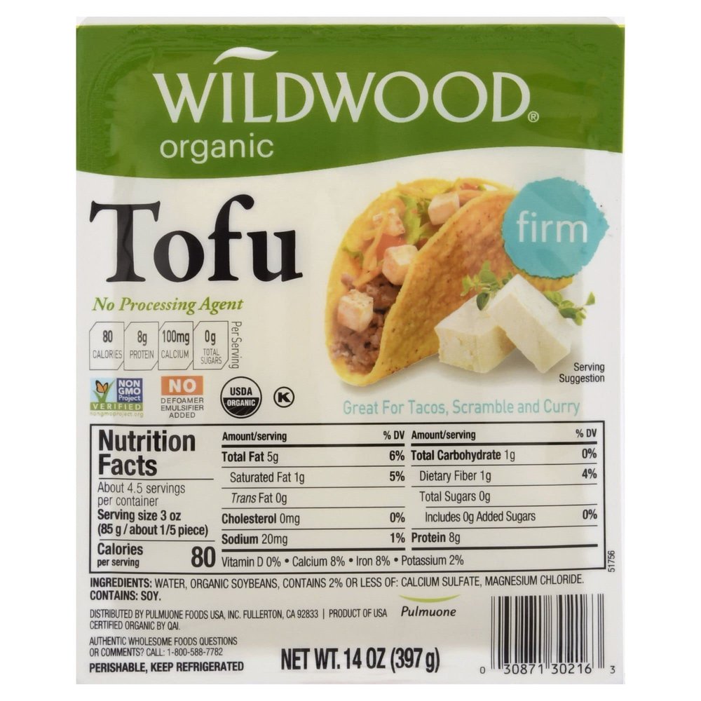 WILDWOOD Organic Firm Tofu, 14 OZ