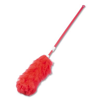 Boardwalk L3850 Lambswool Extendable Duster, Plastic Handle Extends 35" to 48", Assorted Colors