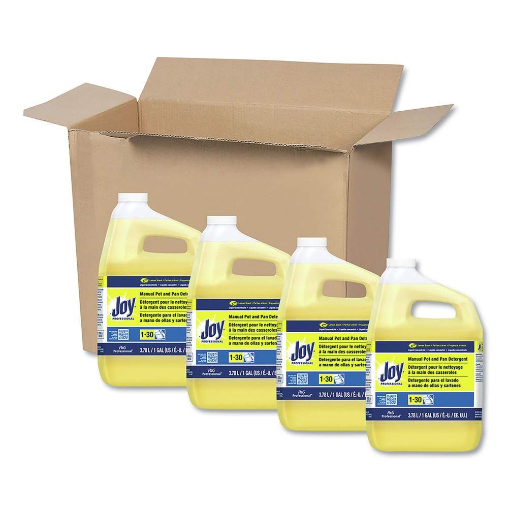 Dishwashing Liquid, Lemon Scent, One Gallon Bottle, 4/Carton