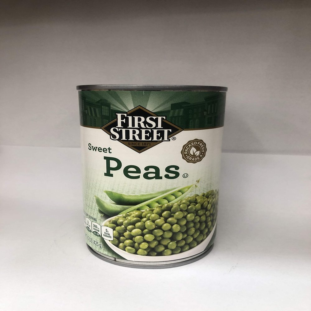 FIRST STREET SWEET PEAS NET WT 15 OZ (425G) PACK OF 3