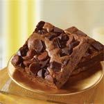 Sweet Street Fabulous Chocolate Chunk Brownie (18 Slice Tray) 2.81 lb Pack of 4
