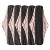 5 Pieces Charcoal Bamboo Mama Cloth/ Menstrual Pads/ Reusable Sanitary Pads (Light pink, Regular (10 inch)) view 1