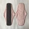 5 Pieces Charcoal Bamboo Mama Cloth/ Menstrual Pads/ Reusable Sanitary Pads (Light pink, Regular (10 inch)) view 2