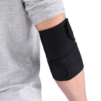 1 Pair of Sports Elbow Brace Compression Support SBR Z Shaped Elbow Arm Sleeve with Adjustable Tennis Basketball Elbow Guard Protector for Tendonitis Arthritis