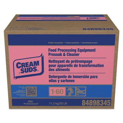 Manual Pot & Pan Detergent w/Phosphate, Baby Powder Scent, Powder, 25 lb. Box [ESS]