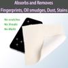 BloomSesame Natural Chamois Cleaning Cloth3 Pack, 6x6 Inch Lint Free Cleaner Cloths for Camera Lenses, Eyeglasses, Glasses, Screen, iPad, iPhone, Tablet, Cell Phone and More view 2