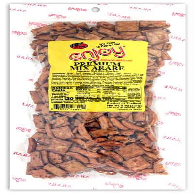Enjoy Premium Mixed Arare - Japanese Style Rice Crackers, 8oz Bag
