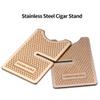 CIGARLOONG Cigar Stand Carbon Fiber Detachable Portable Cigar Travel Holder Rest (Color:Gold) view 2