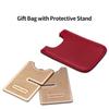 CIGARLOONG Cigar Stand Carbon Fiber Detachable Portable Cigar Travel Holder Rest (Color:Gold) view 3