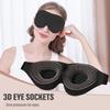 YIVIEW Sleep Mask for Side Sleeper, Complete Light Blocking 3D Sleeping Eye Mask, Soft Breathable Eye Cover for Women Men, Relaxing Zero Pressure Night Blindfold view 4