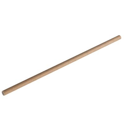 TableTop King 7 3/4" Kraft Jumbo Unwrapped Compostable Paper Straw - 4800/Case