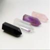Set of 4 Healing Crystal Wands | Amethyst Crystal, Clear Quartz Crystal Wand & Rose Quartz Crystal Points,Black Obsidian| 6 Faceted Reiki Chakra Meditation Therapy view 4