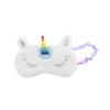 Girls Faux Fur Sleep Mask & Socks Set 3 Designs Caticorn, Llama and Panda (White Unicorn) view 2